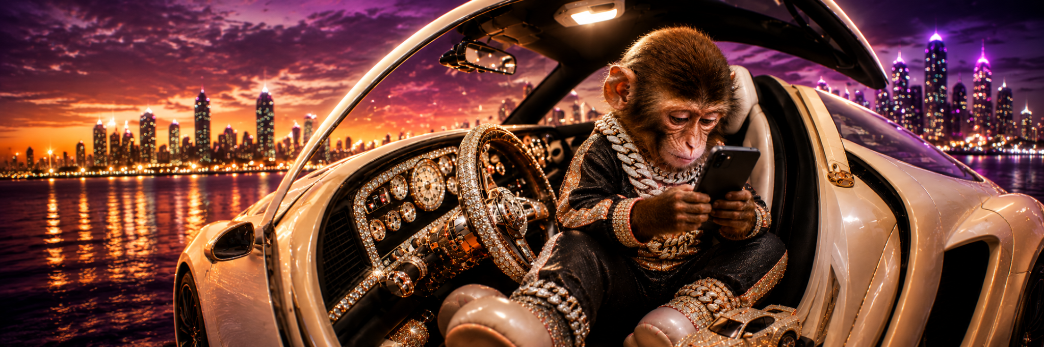 Rich Ape luxury city banner